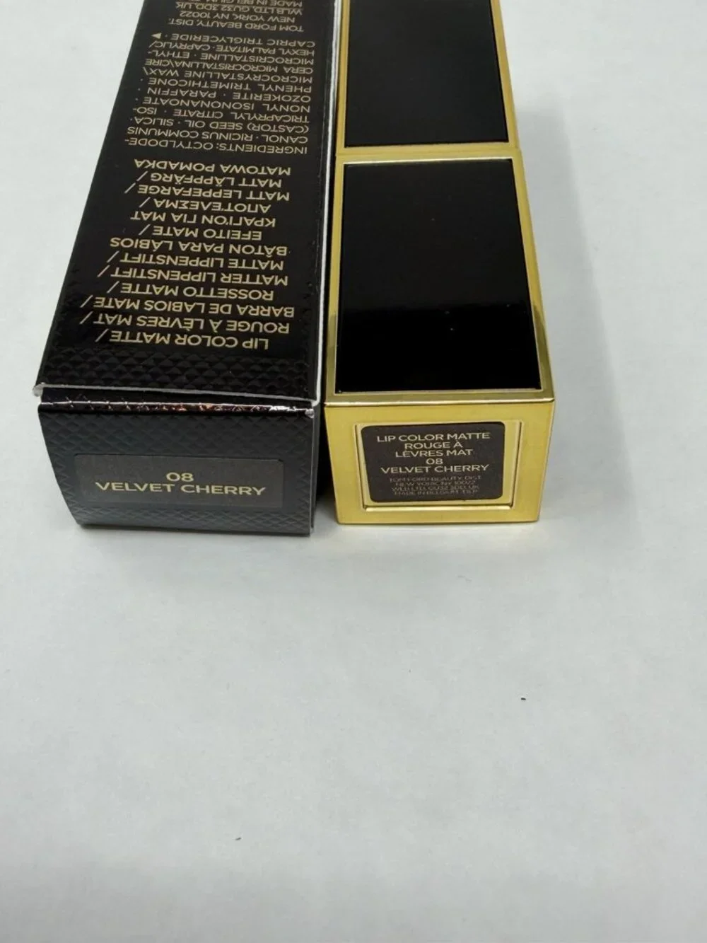 Tom Ford 08 Velvet Cherry Lip Color Matte New With Box